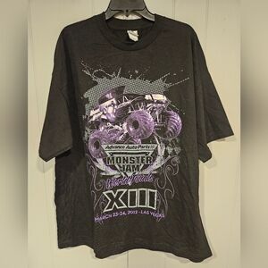 2012 Monster Jam World Finals Truck T-Shirt Men's 2XL Mohawk Warrior NWOT NOS